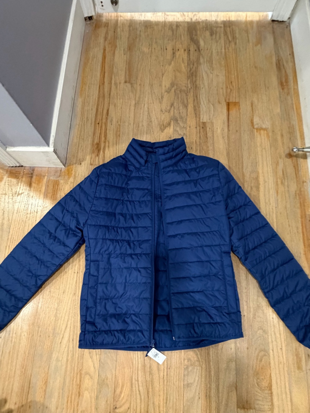 GAP Men's Royal Blue Quilted Packable Puffer Jacket